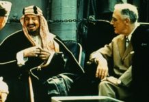Roosvelt ve Suudi Arabistan kurucusu Abdülaziz bin Suud