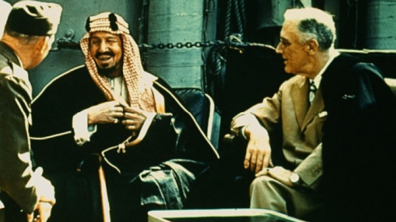 Roosvelt ve Suudi Arabistan kurucusu Abdülaziz bin Suud